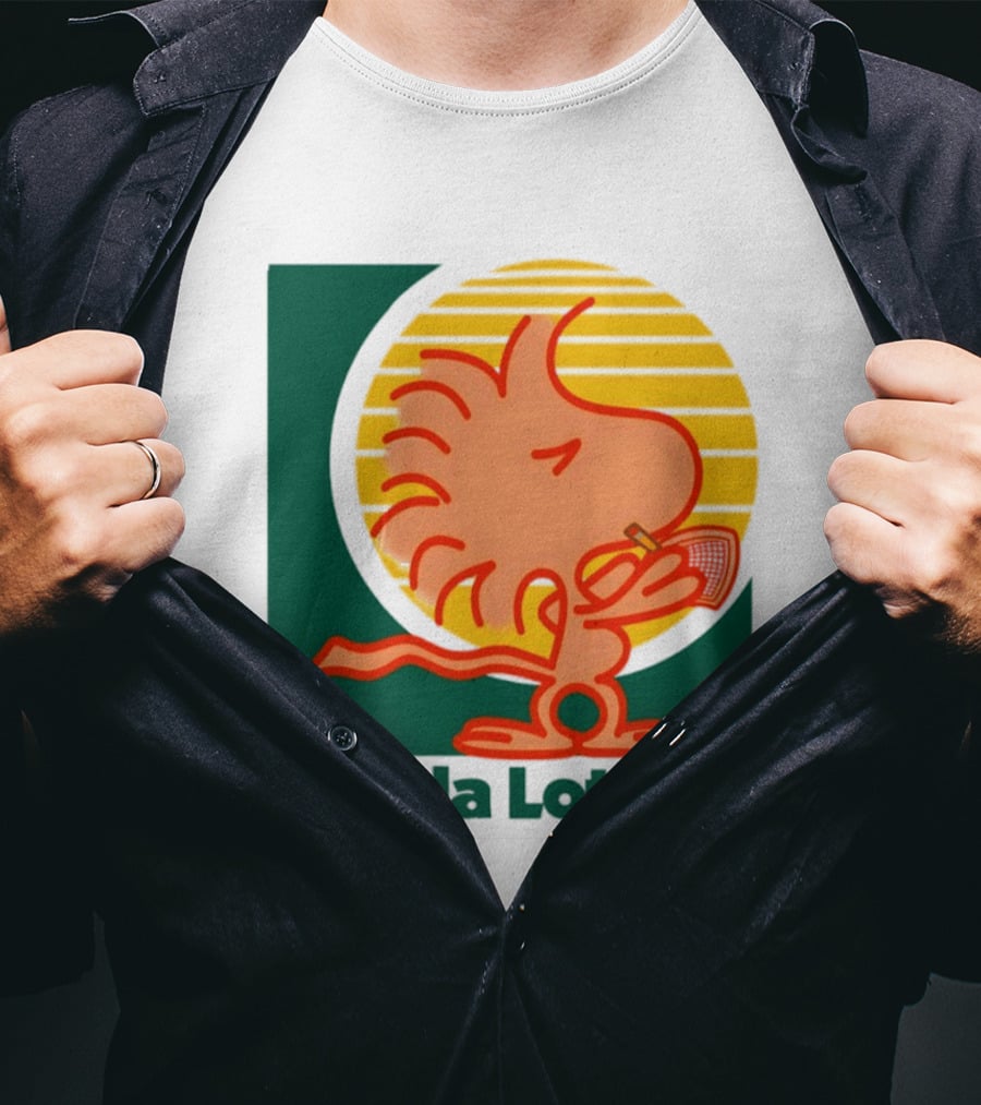 Woodstock Florida Lottery Peanuts Snoopy Sun T-Shirt