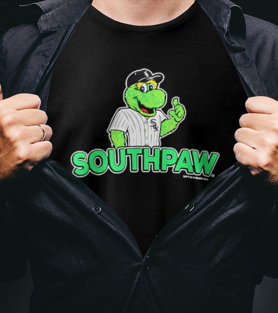 Chicago White Sox Southpaw Mascot Promo MLB Official Merchandise T-Shirt