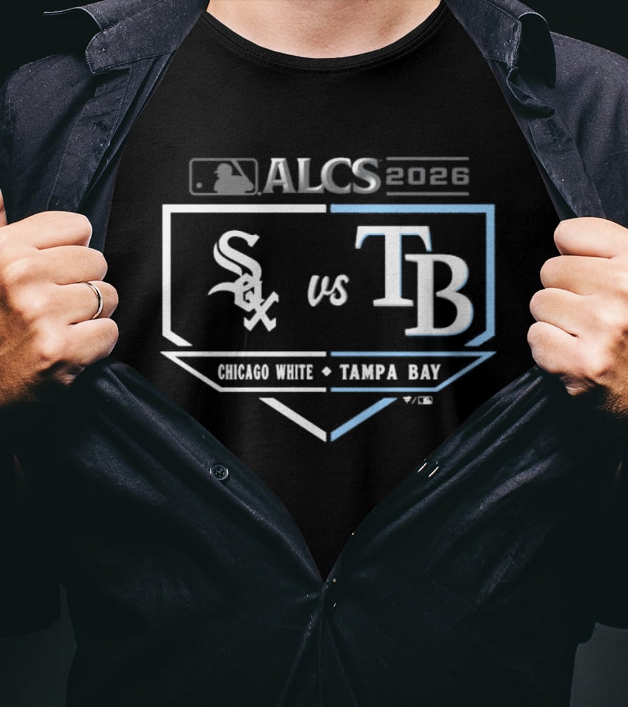 MLB 2026 ALCS Chicago White Sox Vs Tampa Bay Rays Matchup T-Shirt