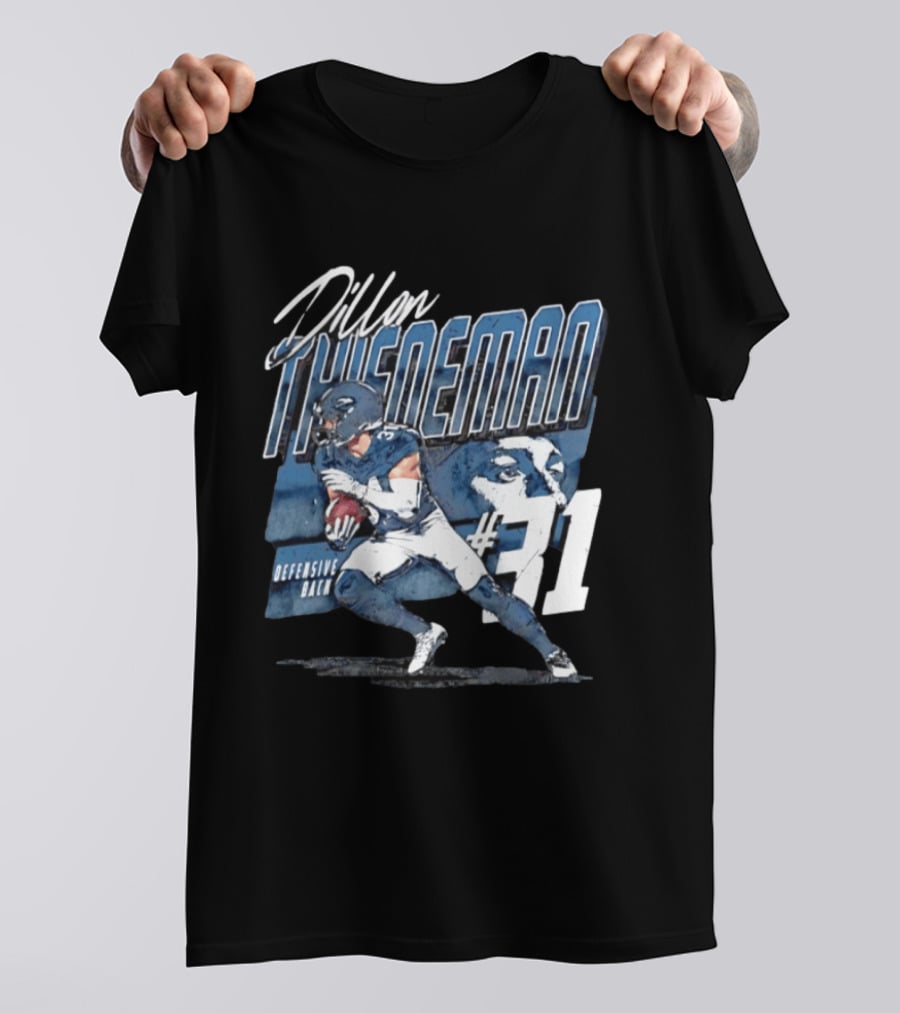 Dillon Thieneman Offensive Back #31 Chicago Bears Player Name And Number T-Shirt