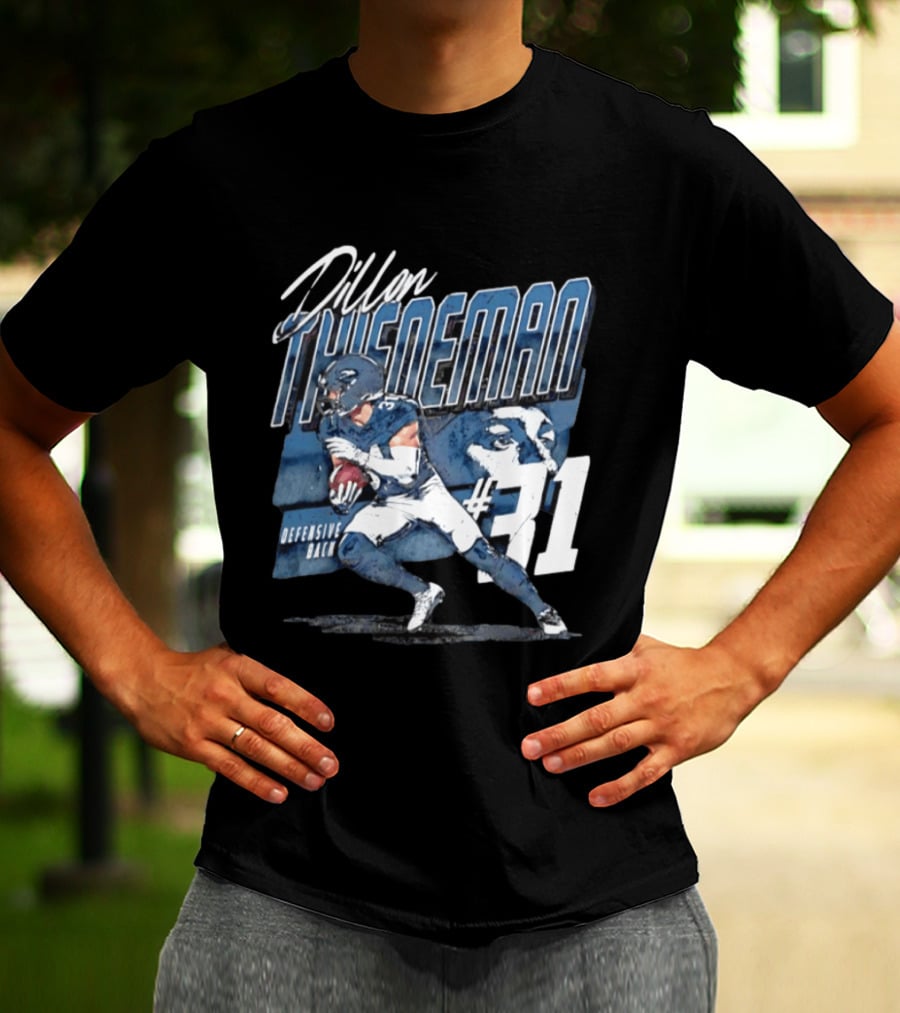 Dillon Thieneman Offensive Back #31 Chicago Bears Player Name And Number T-Shirt