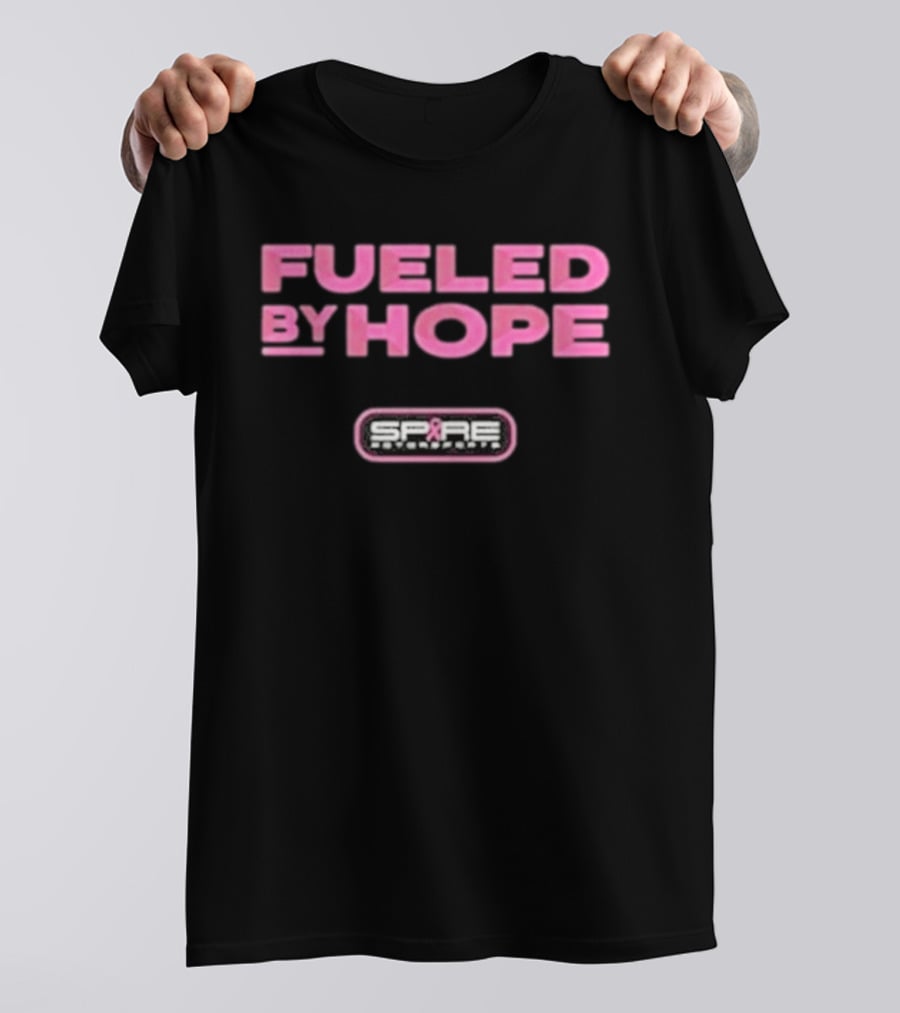 Fueled By Hope Spire Enterprises Pink Ribbon 2026 T-Shirt