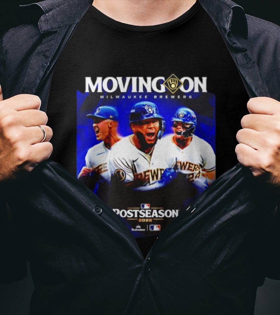 Moving On Milwaukee Brewers Postseason 2026 MLB Celebration T-Shirt