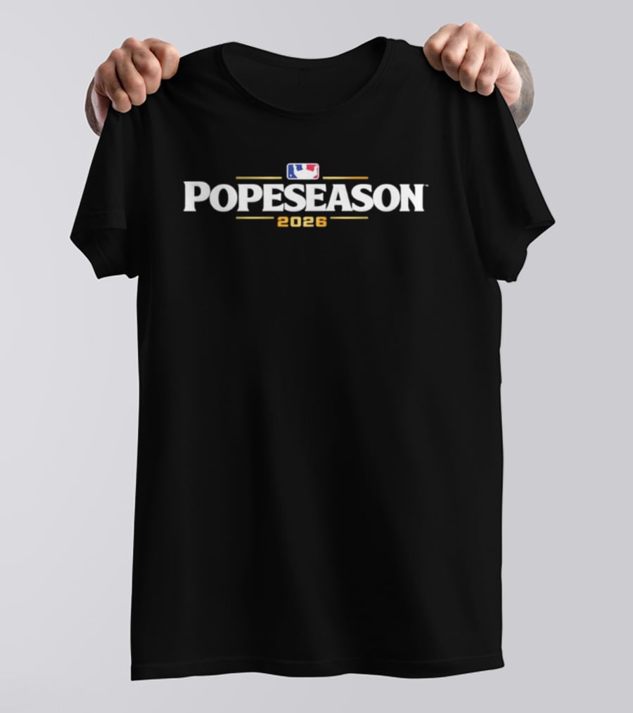 MLB October Pope Postseason 2026 Popeseason 2026 T-Shirt