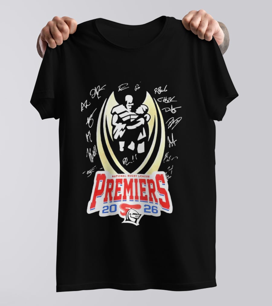 NRL Newcastle Knights National Rugby League Premiers 2026 T-Shirt