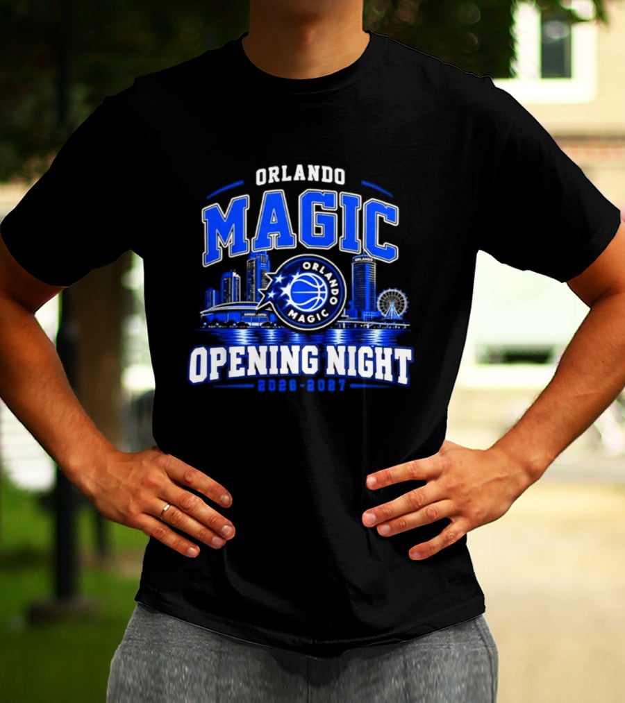 Orlando Magic Opening Night 2026 2027 City Skyline T-Shirt