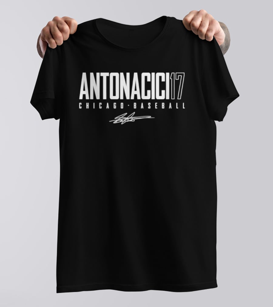 Antonacci 17 Chicago Baseball Signature T-Shirt