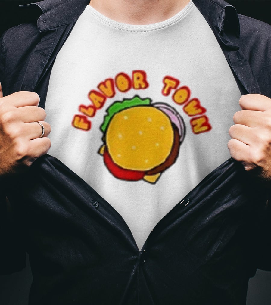 Burger Flavor Town Artisan Adjunct Ales Hot Tub Party For Ur Taste Buds T-Shirt