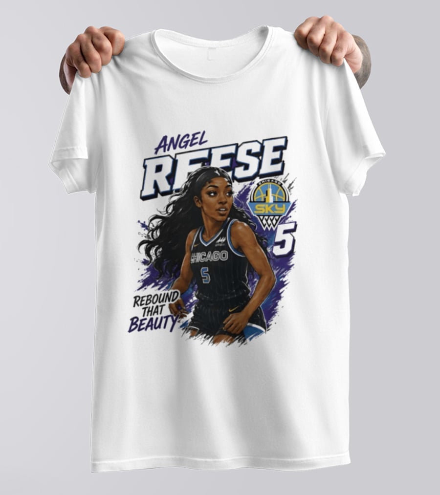 Angel Reese Chicago Sky 5 Rebound That Beauty T-Shirt