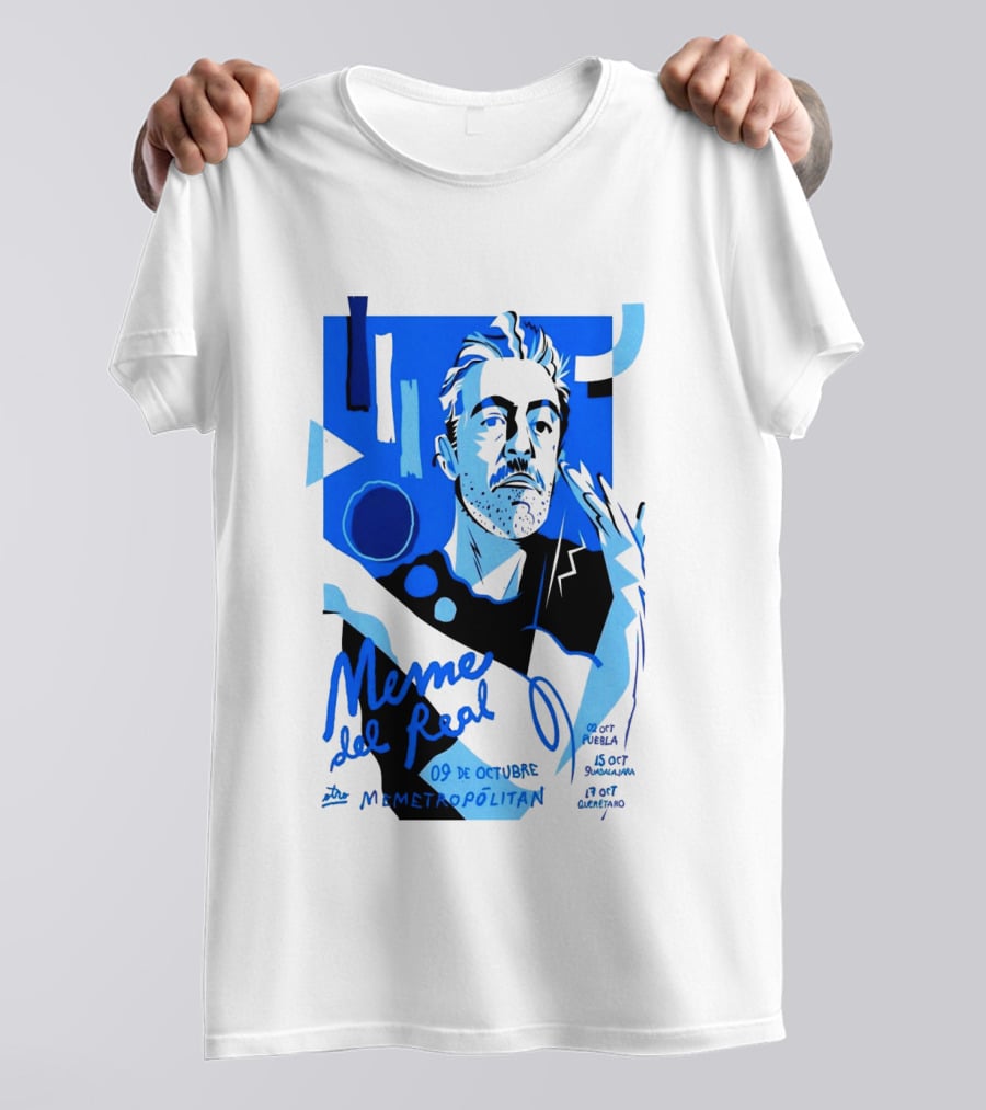 Meme Del Real 09 De Octubre 2026 Metropolitán MX Concert T-Shirt