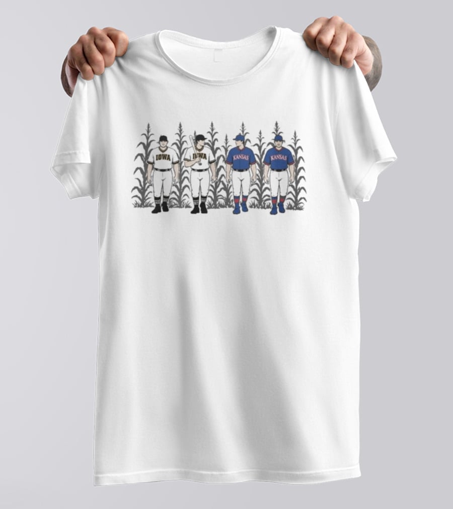 Iowa Kansas Field Of Dreams Baseball Classic Cornfield Players T-Shirt