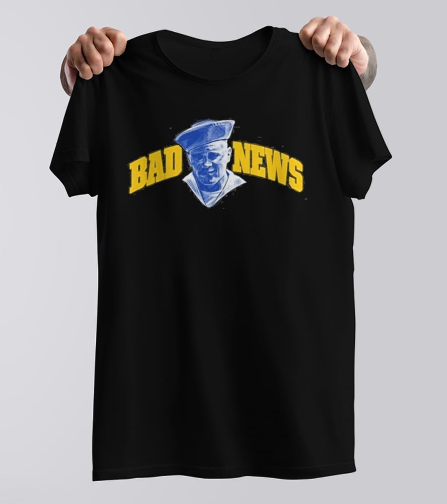 Zach Bryan Bad News Sailor Image T-Shirt