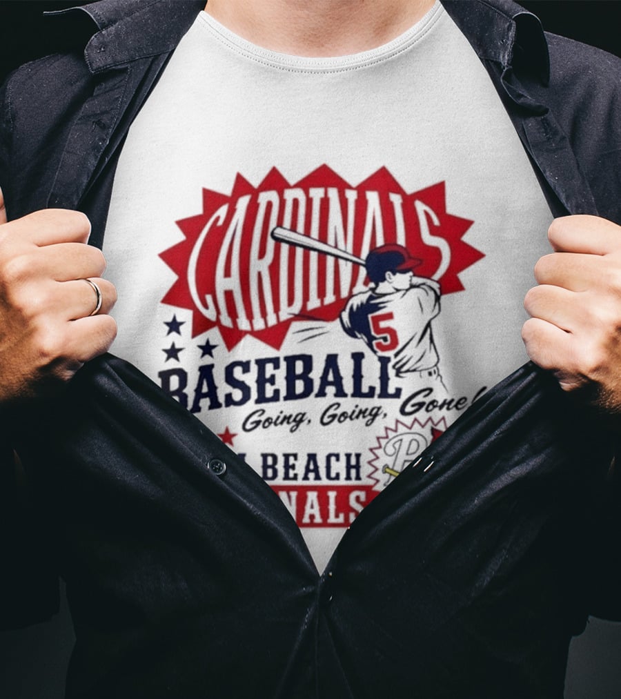 Palm Beach Cardinals Baseball Going Going Gone T-Shirt