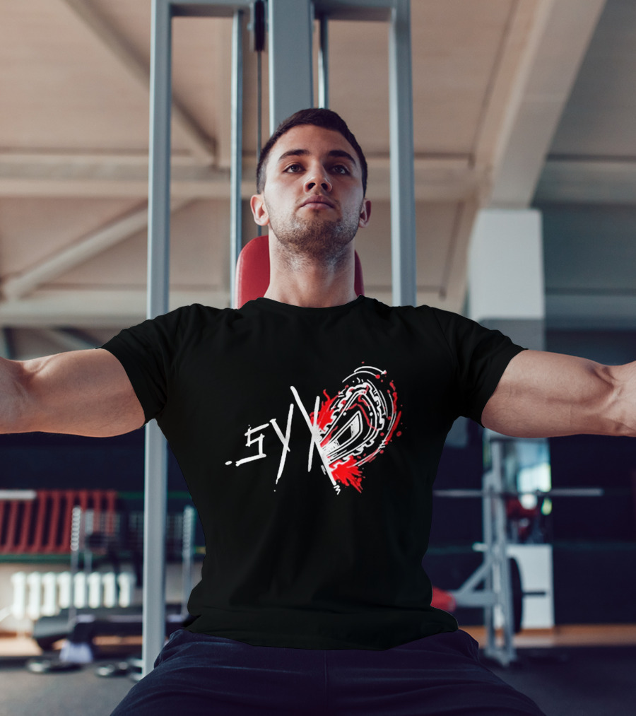Syx Chainsaw Red Splatter T-Shirt