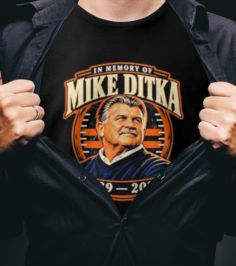 In Memory Of Mike Ditka 1939 2026 Football T-Shirt