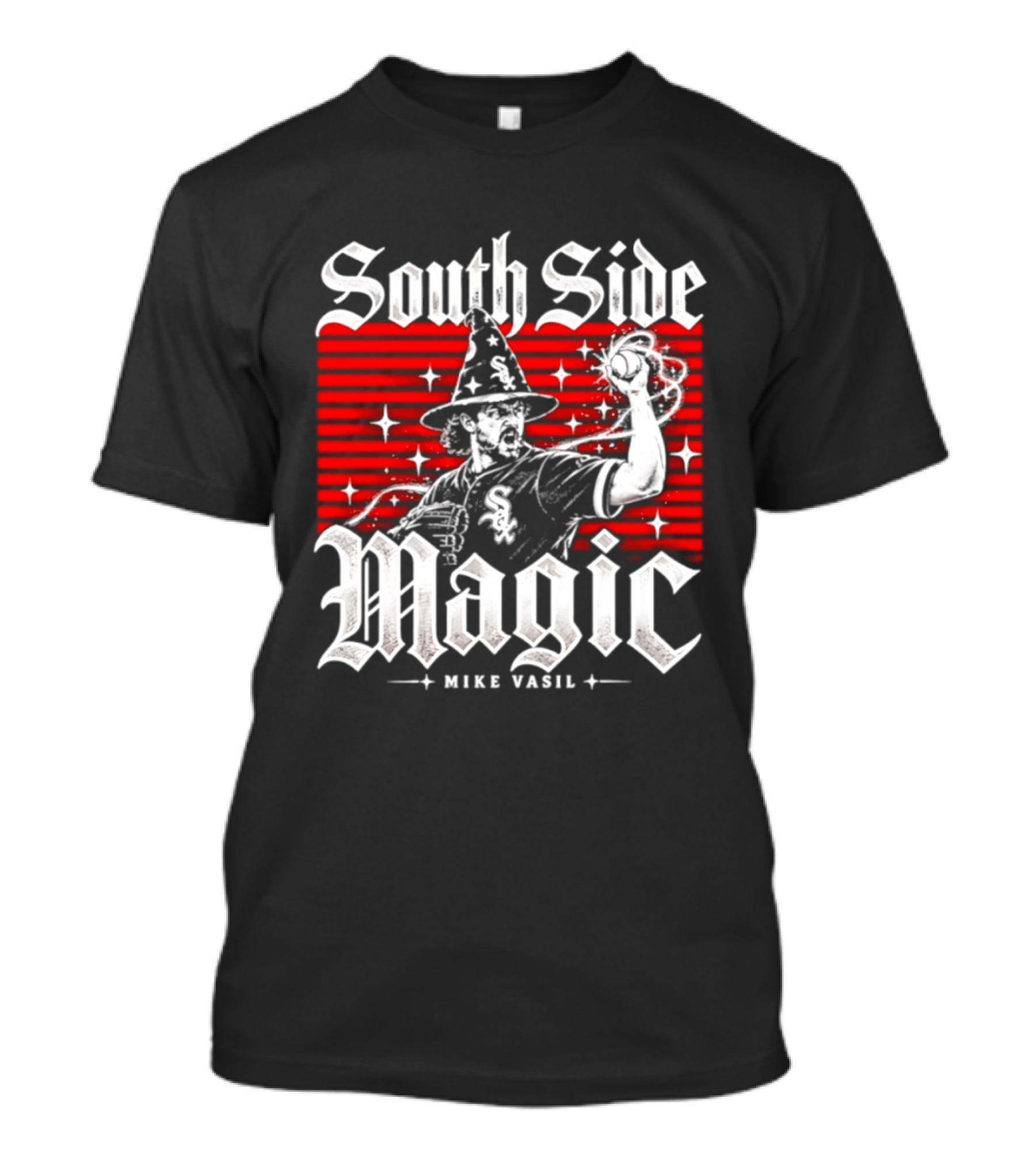 South Side Magic Mike Vasil Chicago White Sox 2026 Postseason Wizard T-Shirt