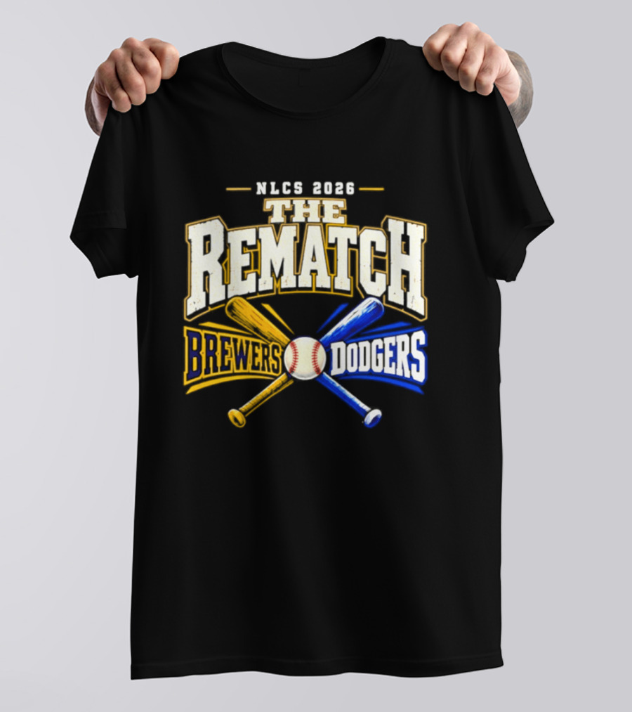 NLCS 2026 The Rematch Brewers Vs Dodgers T-Shirt