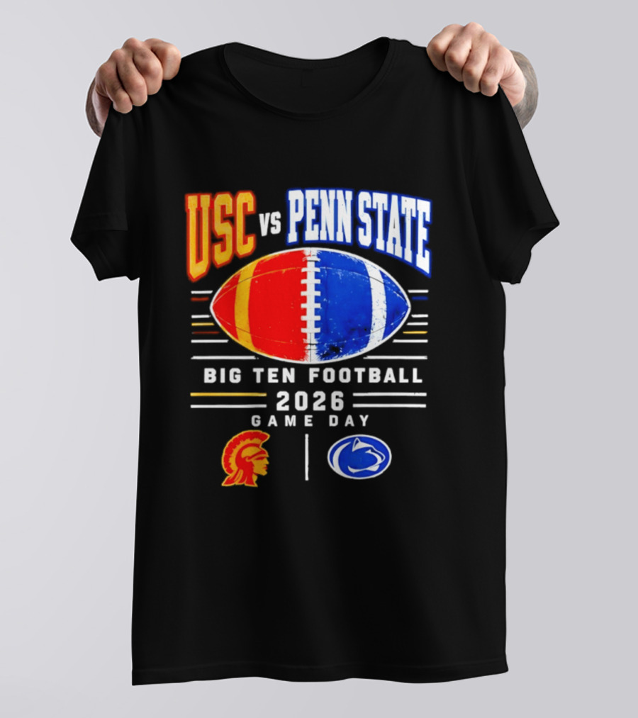 USC Vs Penn State Big Ten Football 2026 Game Day T-Shirt