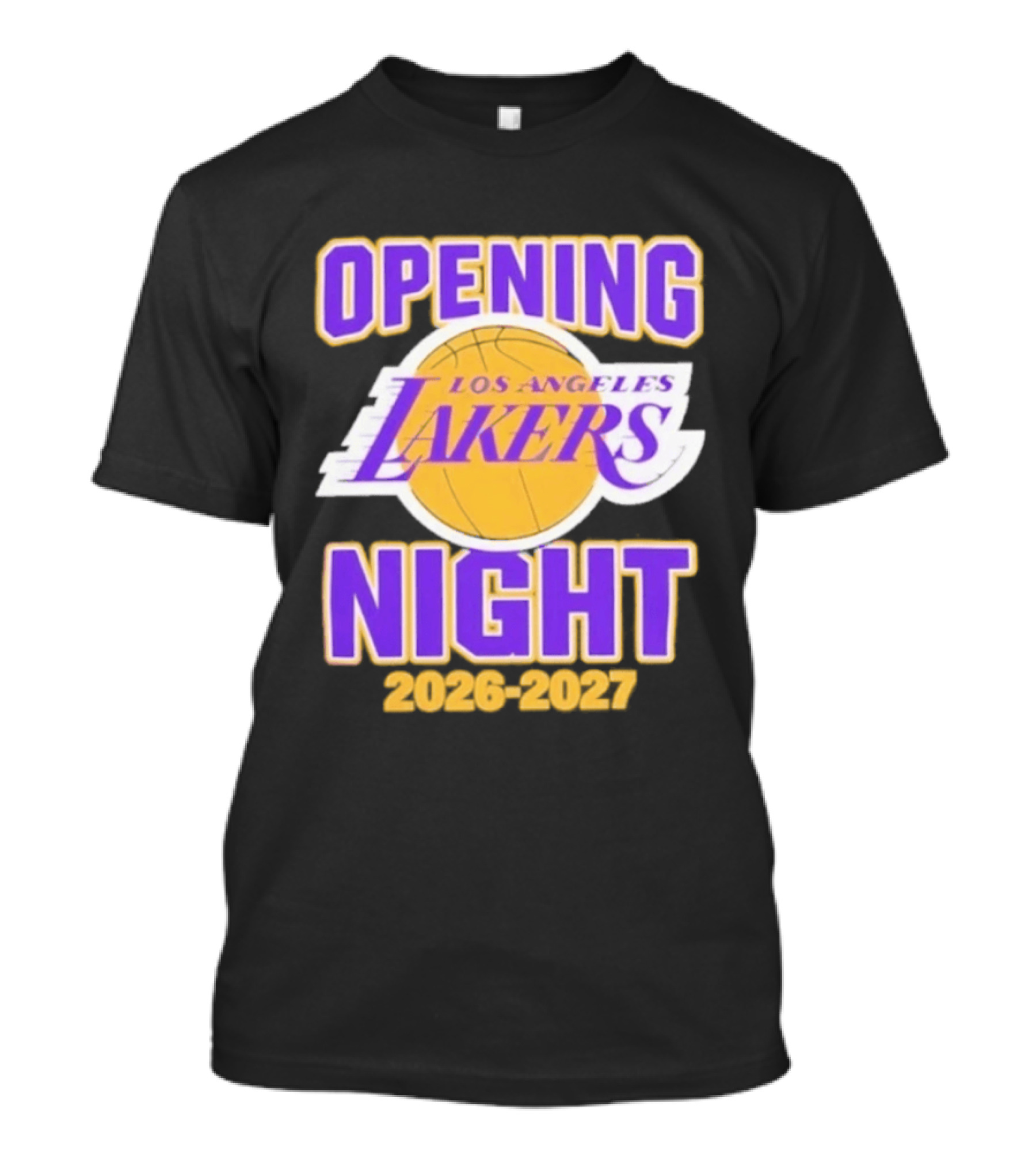 NBA 2026 2027 Opening Night Los Angeles Lakers T-Shirt