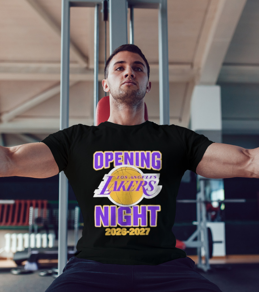NBA 2026 2027 Opening Night Los Angeles Lakers T-Shirt