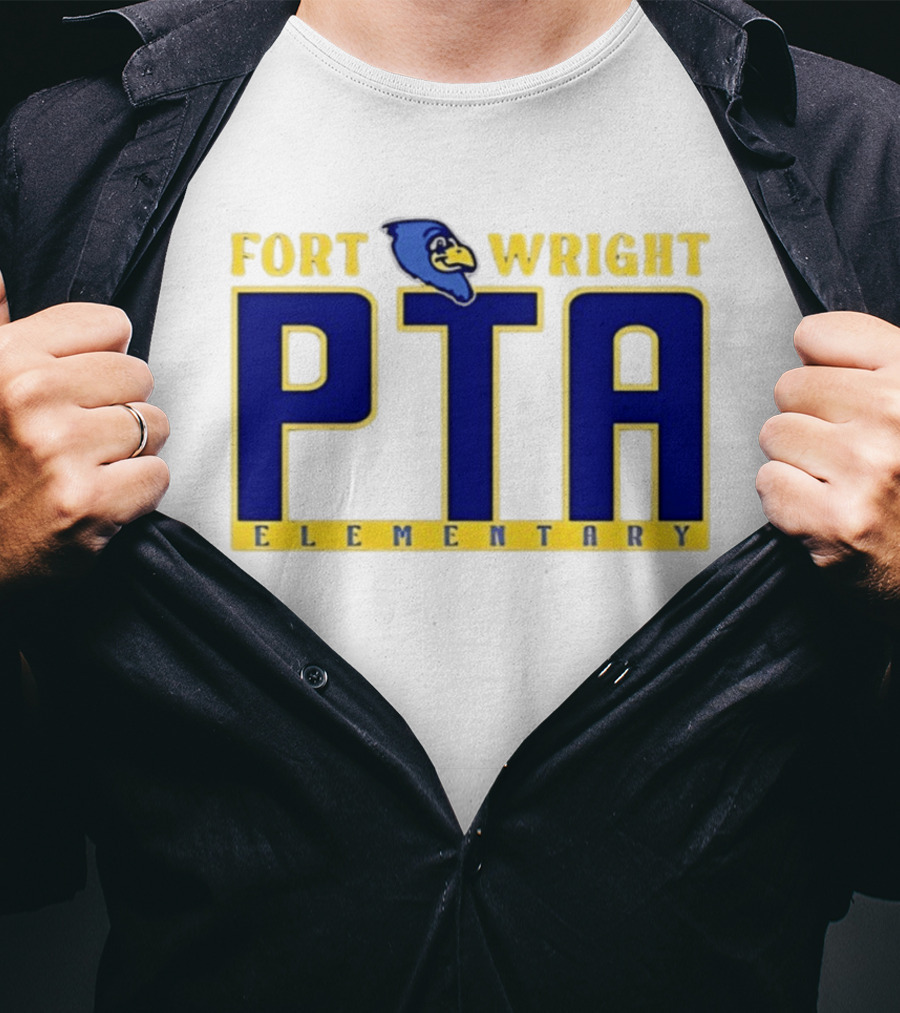 Fort Wright Elementary PTA Blue Jay T-Shirt