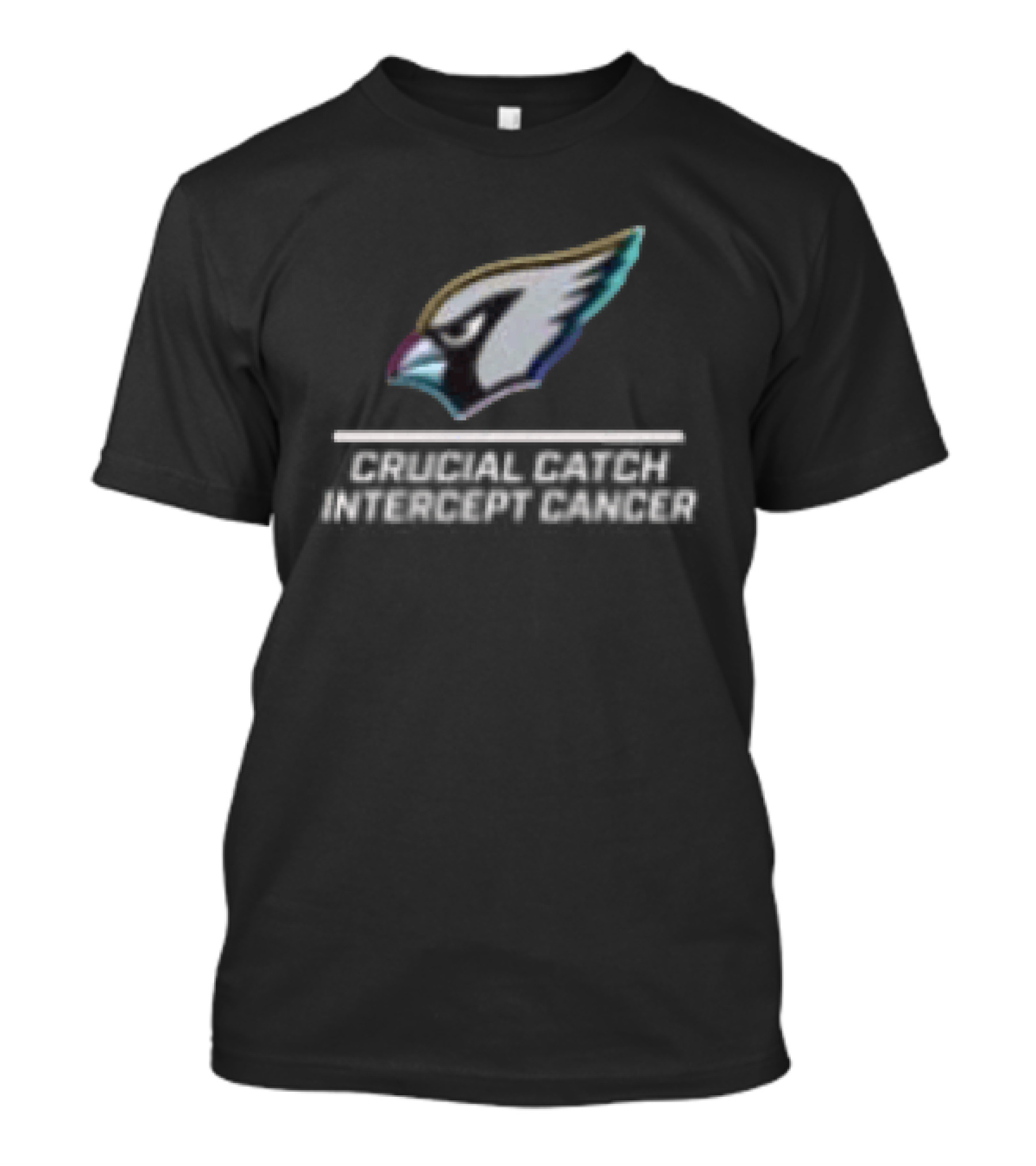 Arizona Cardinals Crucial Catch Intercept Cancer T-Shirt