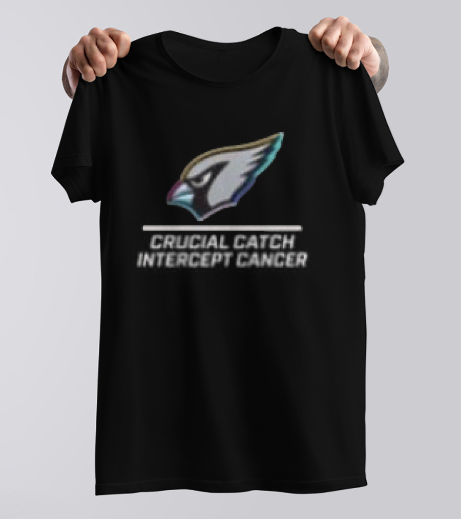 Arizona Cardinals Crucial Catch Intercept Cancer T-Shirt