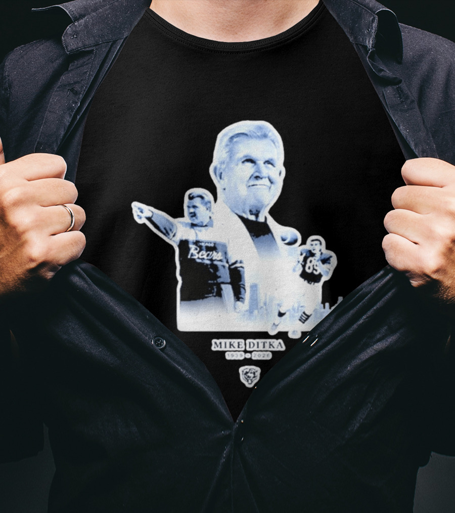 Bears Mike Ditka 1939 2020 Coach Legend Legacy T-Shirt