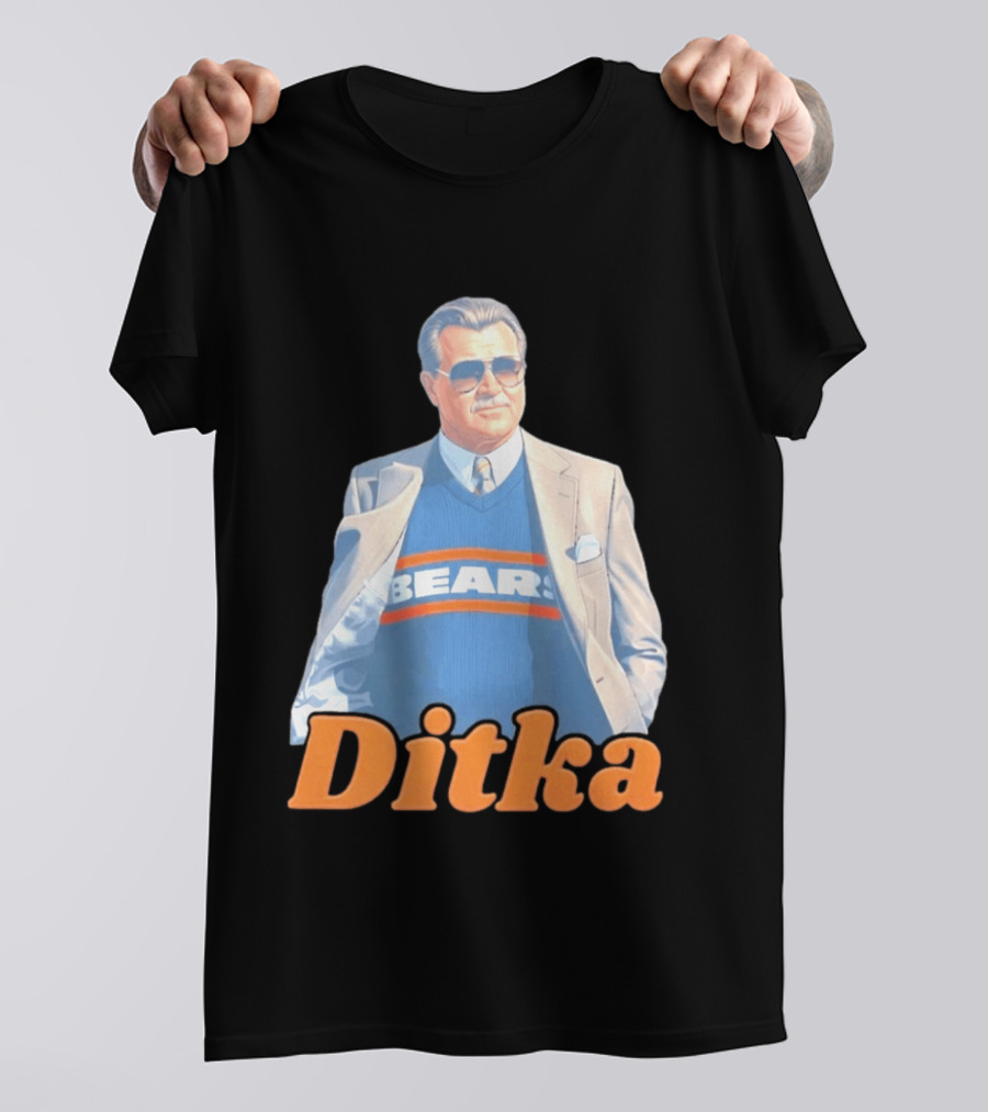 Ditka Bears Chicago Football Coach T-Shirt