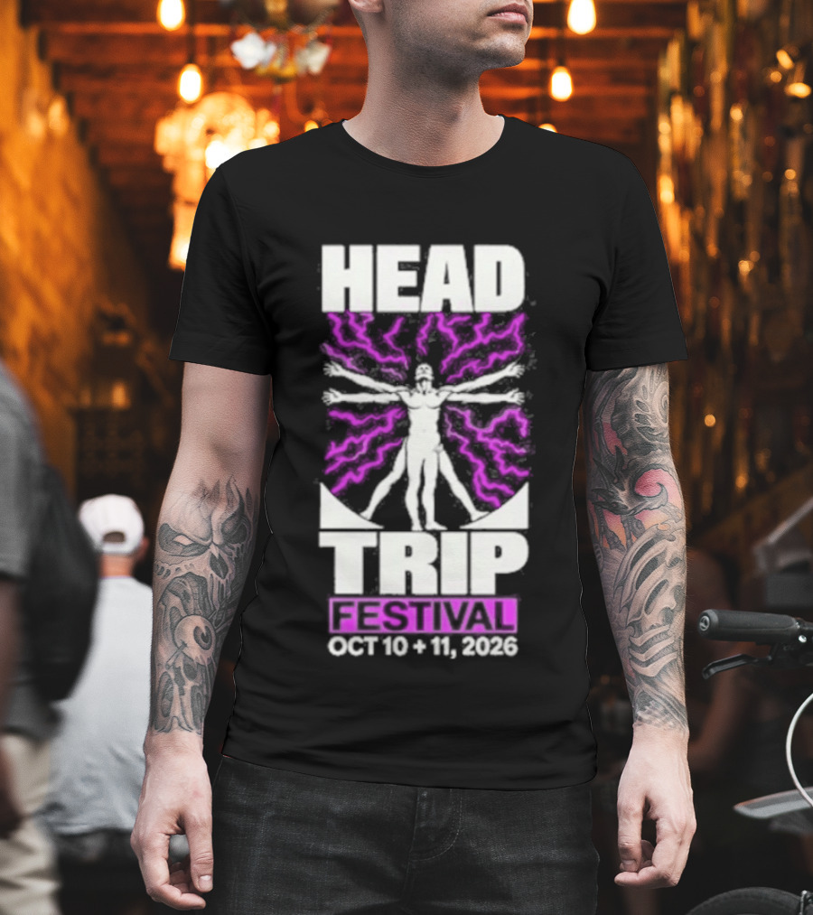 Head Trip Festival Electric Man Oct 13 14 2023 T-Shirt
