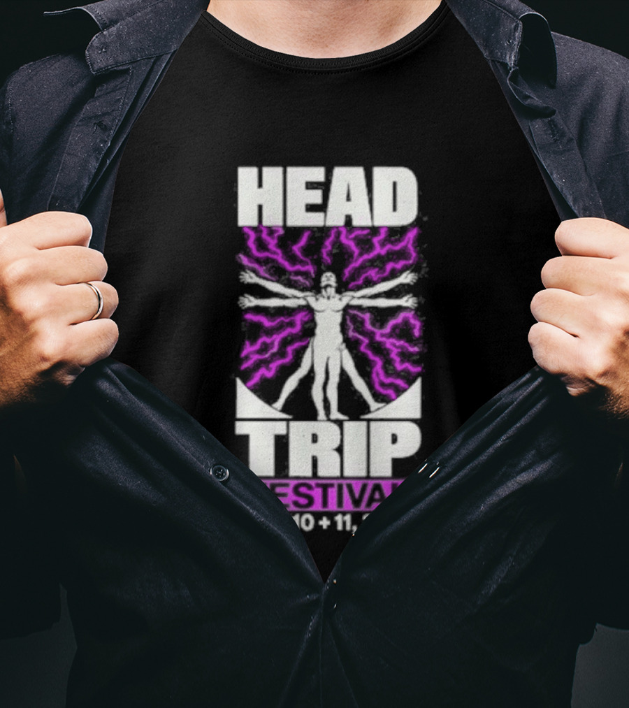 Head Trip Festival Electric Man Oct 13 14 2023 T-Shirt