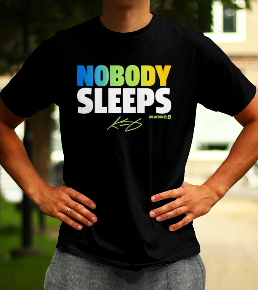 Kevin Cash Nobody Sleeps Signature Summer B T-Shirt
