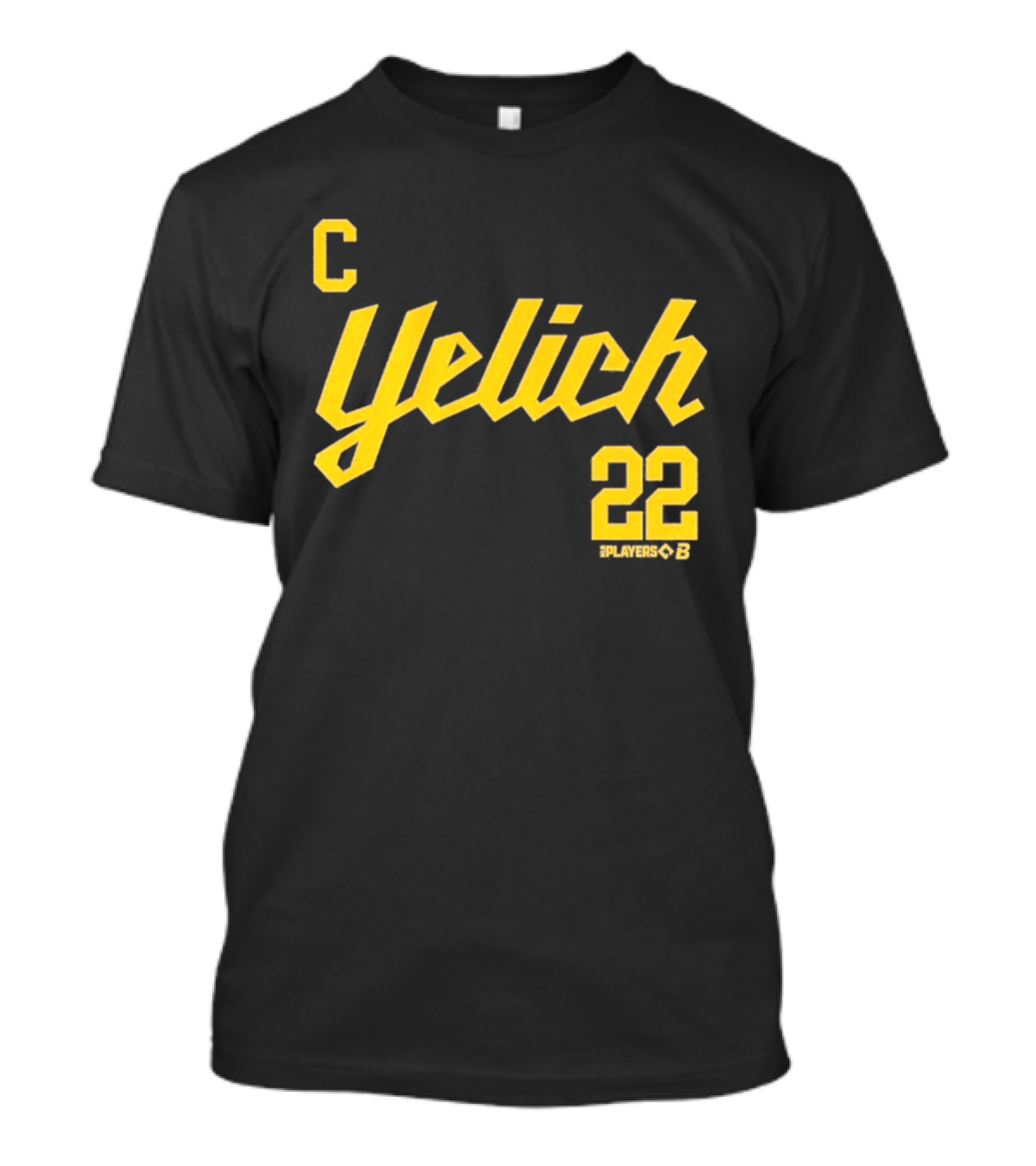 Yelich 22 Captain Players Milwaukee Brewers Baseball MLB T-Shirt