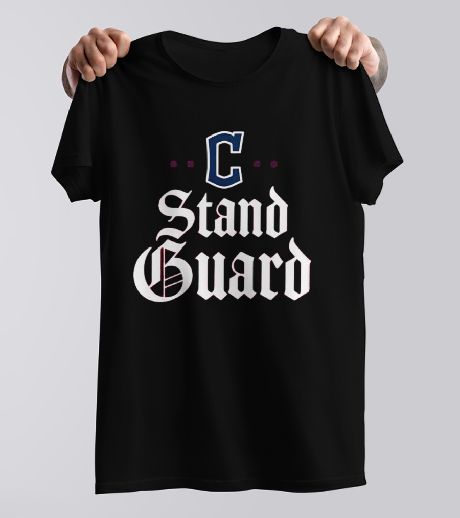 Cleveland Guardians C Stand Guard T-Shirt