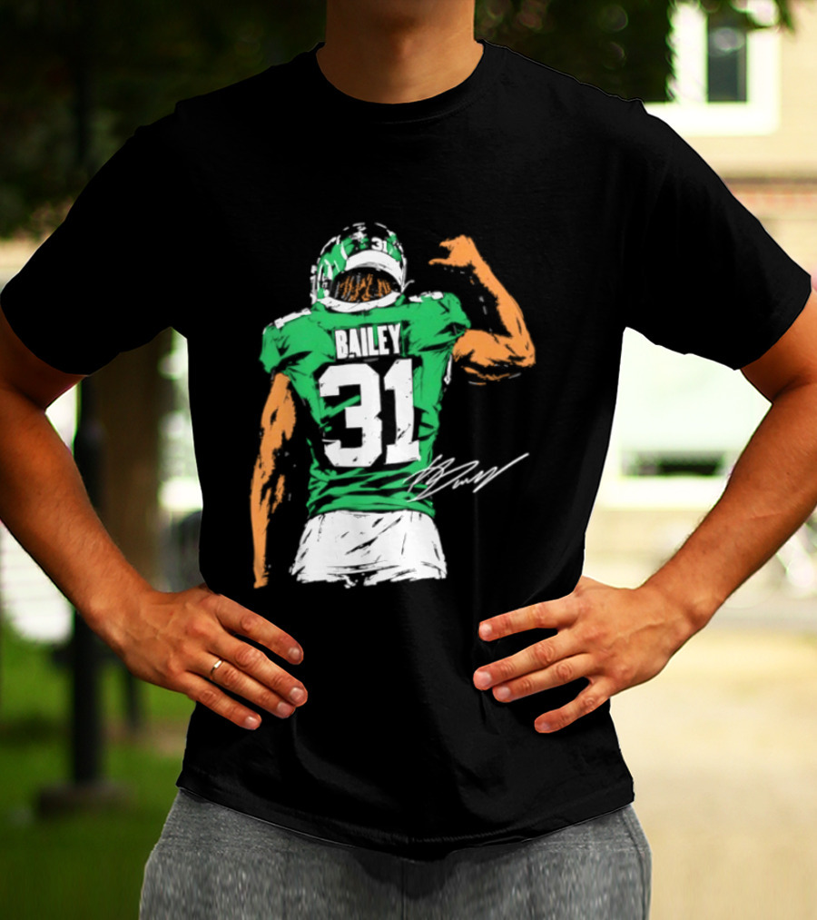 David Bailey Number 31 New York Jets NFL Football Jersey T-Shirt