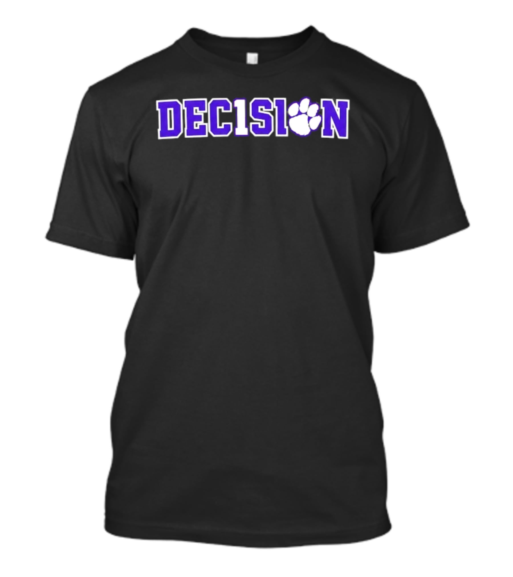 Decision Paw Tait Reynolds Clemson Tigers NCAA Football T-Shirt