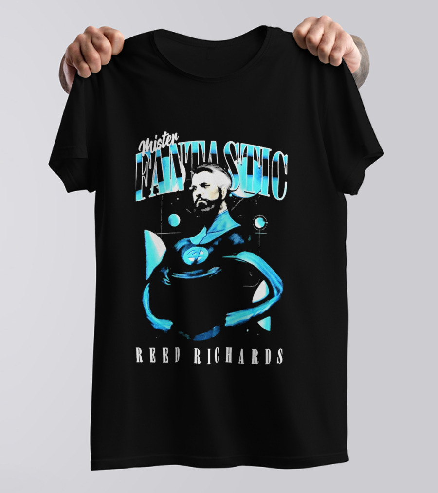 Mister Fantastic Reed Richards The Fantastic Four Marvel Comic Exclusive T-Shirt