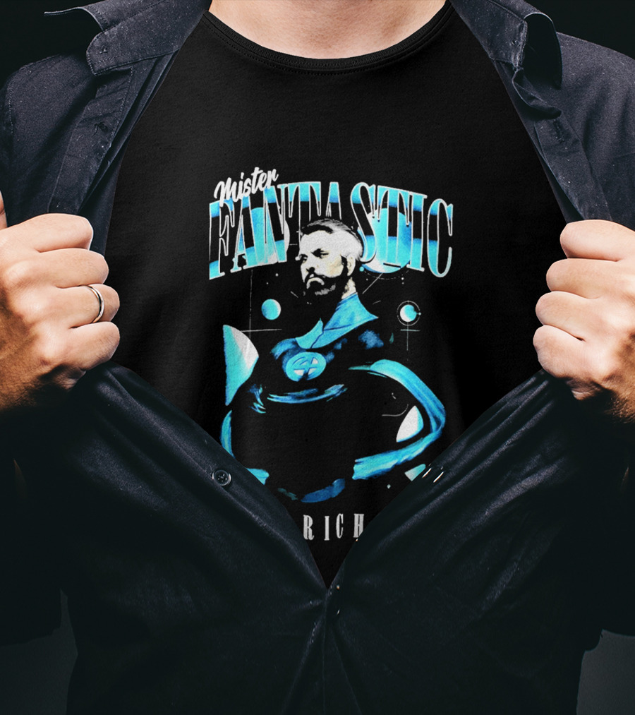 Mister Fantastic Reed Richards The Fantastic Four Marvel Comic Exclusive T-Shirt