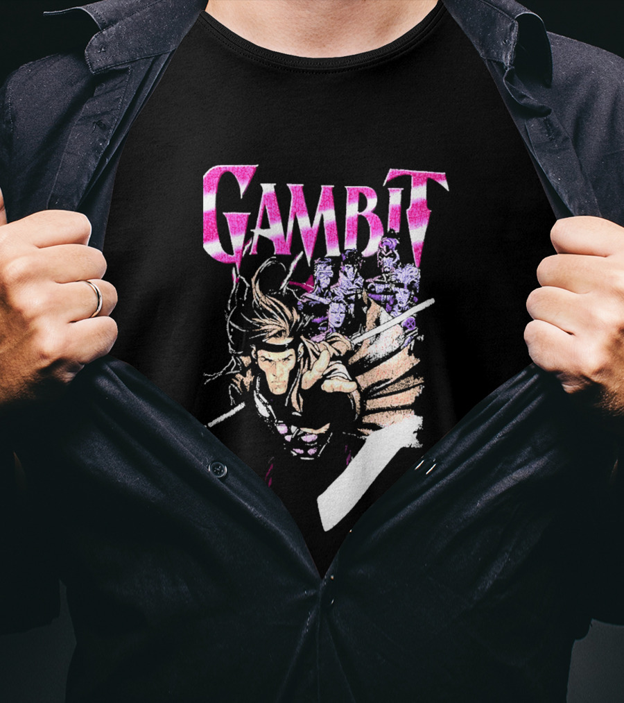 Marvel X Men Gambit Exclusive Comic T-Shirt