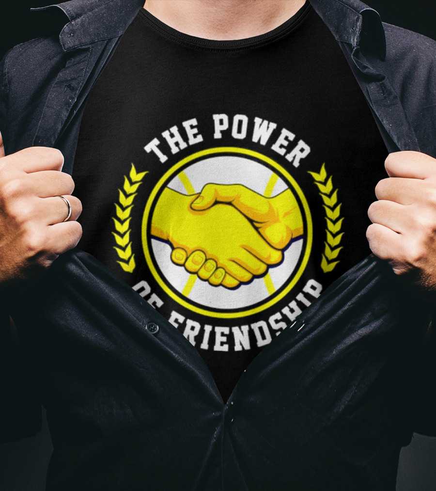 Milwaukee Brewers The Power Of Friendship Handshake Baseball T-Shirt