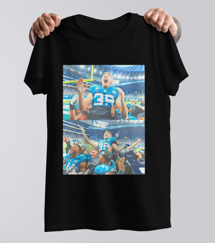 Jacksonville Jaguars Number 39 And Walker Number 44 Post Game Celebration NFL Stadium Event T-Shirt