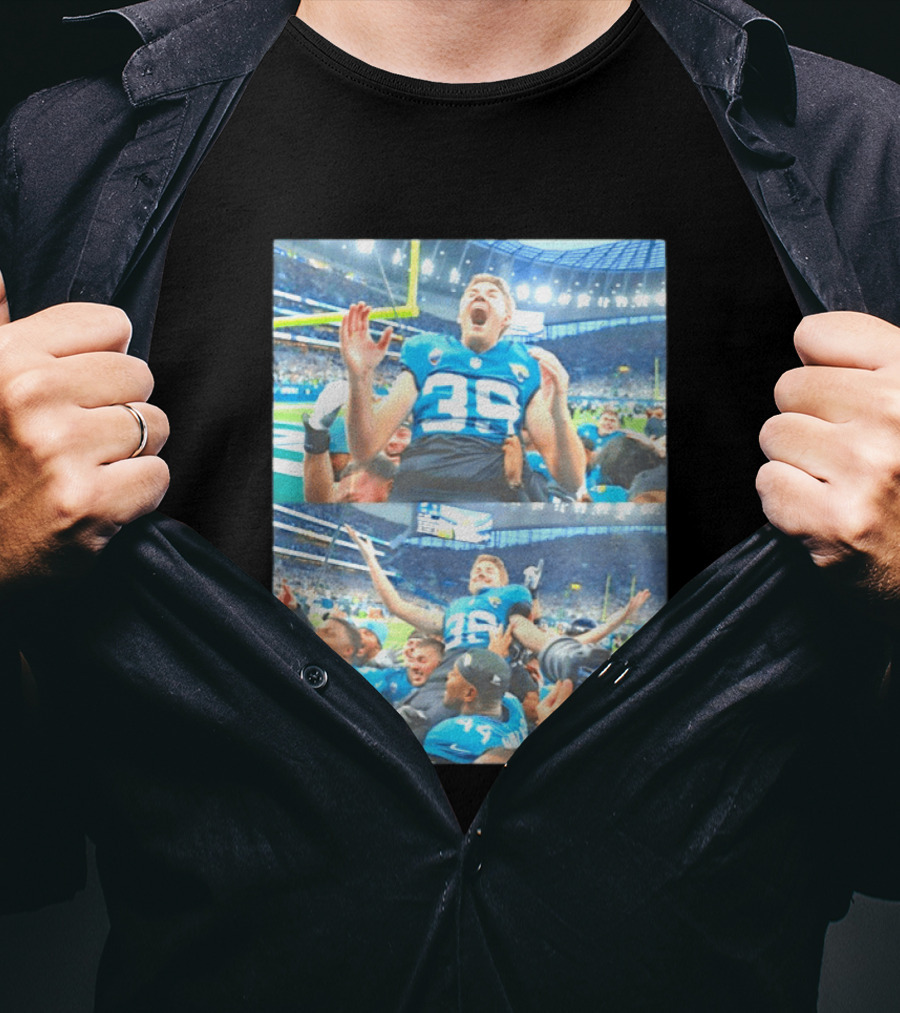 Jacksonville Jaguars Number 39 And Walker Number 44 Post Game Celebration NFL Stadium Event T-Shirt