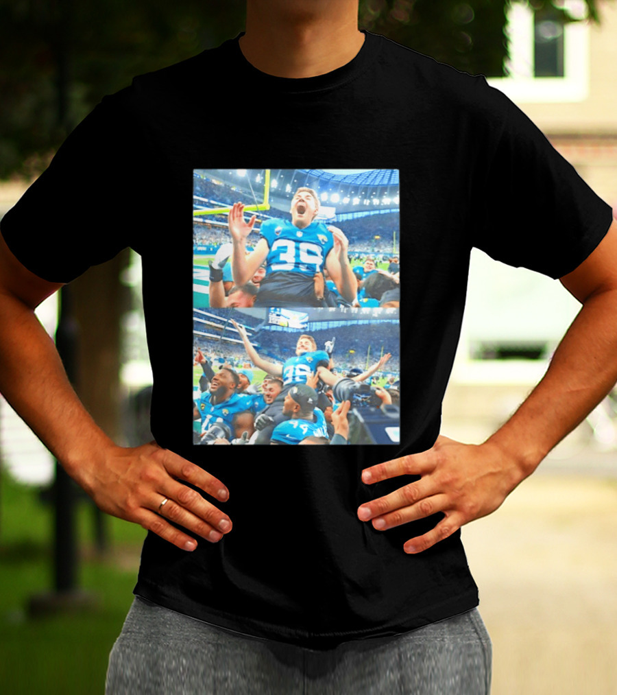Jacksonville Jaguars Number 39 And Walker Number 44 Post Game Celebration NFL Stadium Event T-Shirt