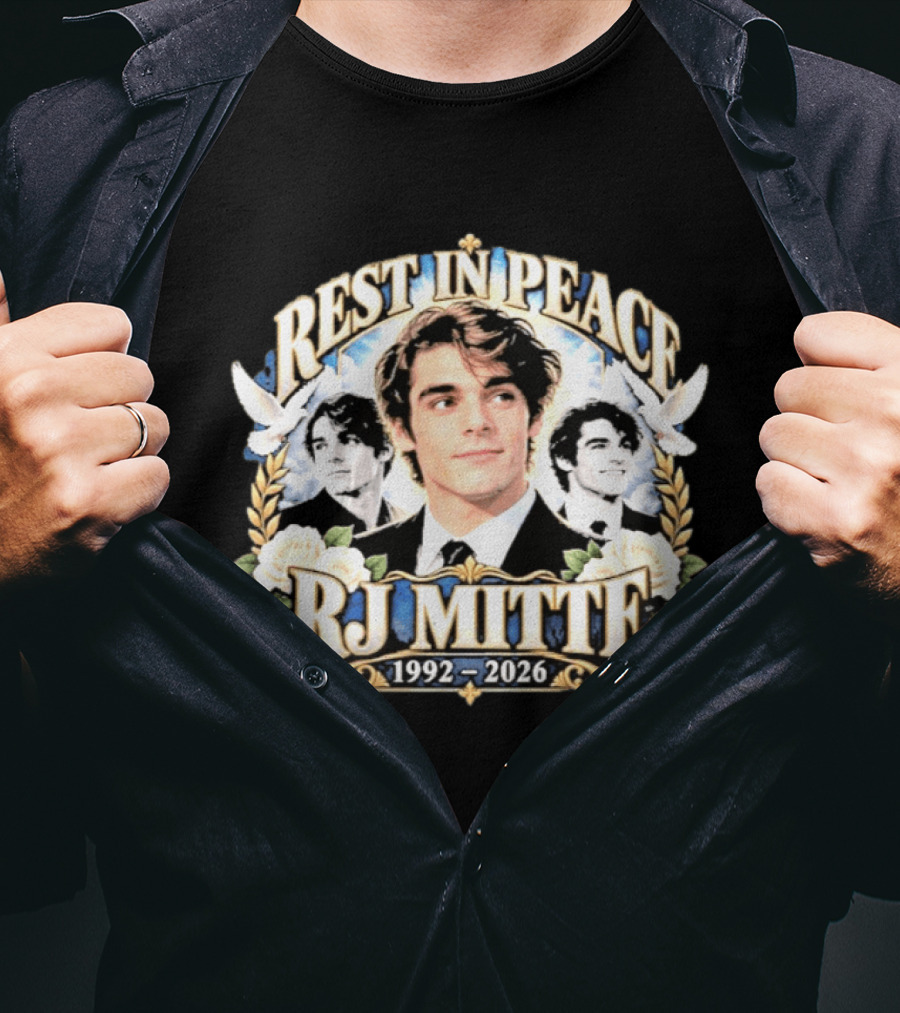 Rest In Peace RJ Mitte 1992 2026 T-Shirt