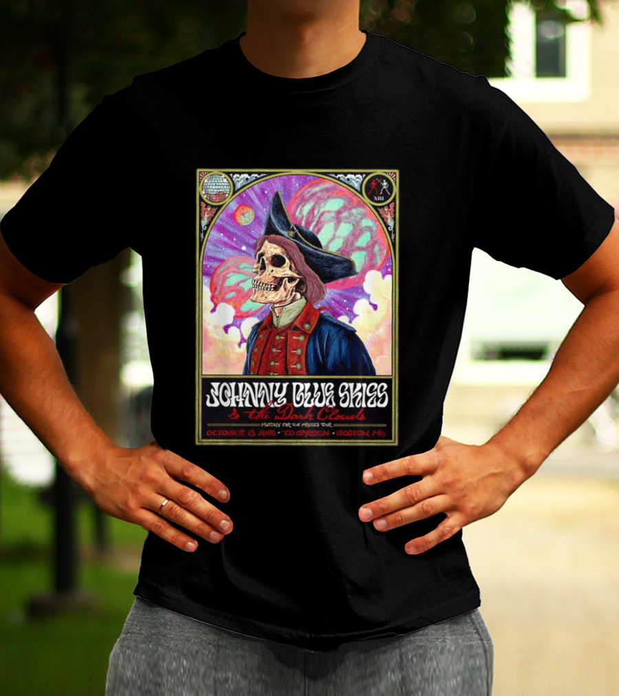Johnny Blue Skies & The Dark Clouds Waiting For The Magic Tour October 13 TD Garden Boston MA T-Shirt