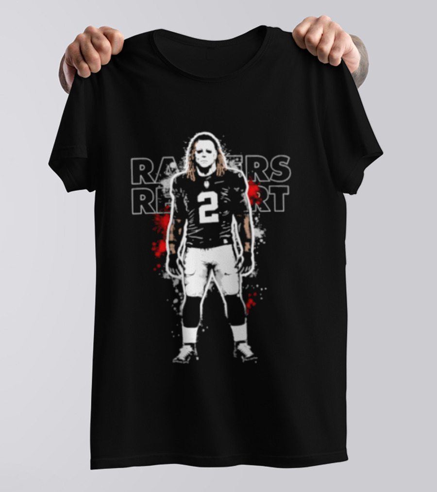 Ashton Jeanty Michael Myers Raiders Report Las Vegas Raiders T-Shirt