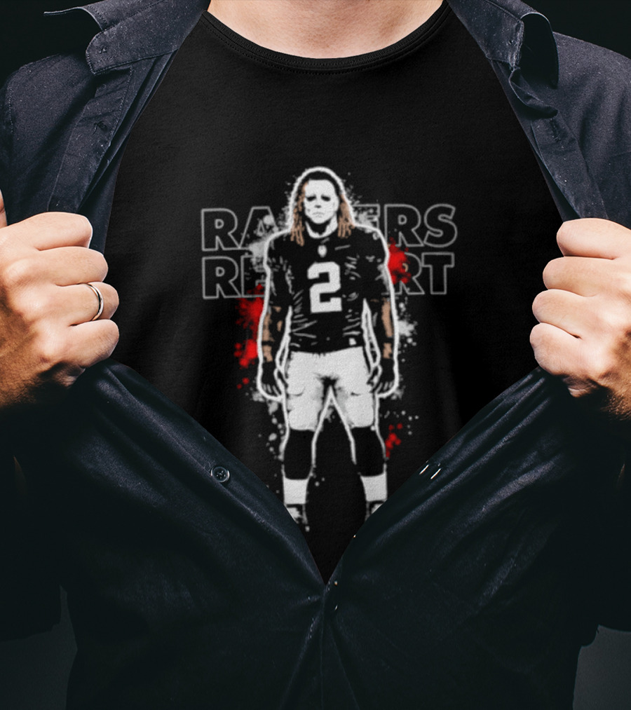 Ashton Jeanty Michael Myers Raiders Report Las Vegas Raiders T-Shirt