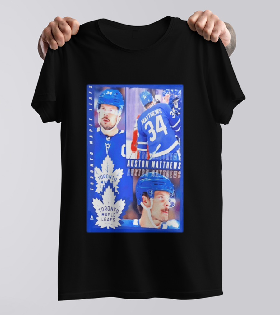 Toronto Maple Leafs Auston Matthews 34 NHL 2026 T-Shirt