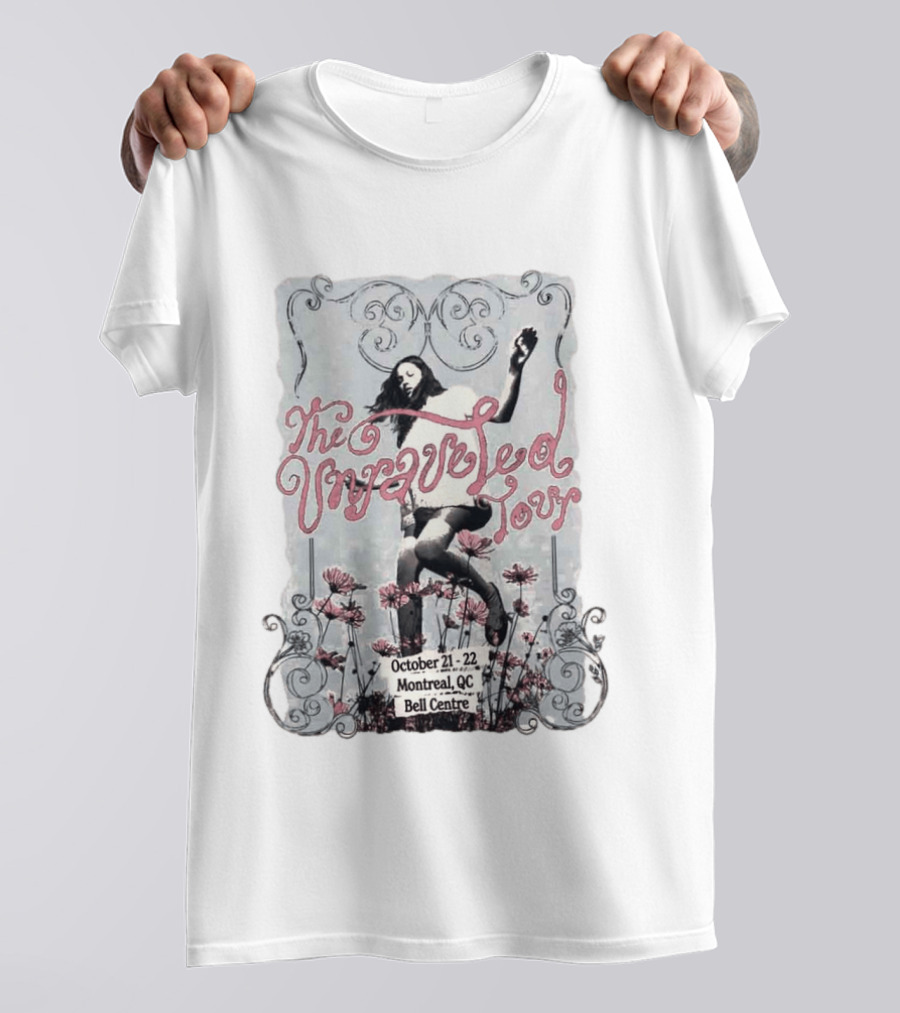 The Unraveled Tour Olivia Rodrigo October 21 22 2026 Montreal QC Bell Centre T-Shirt