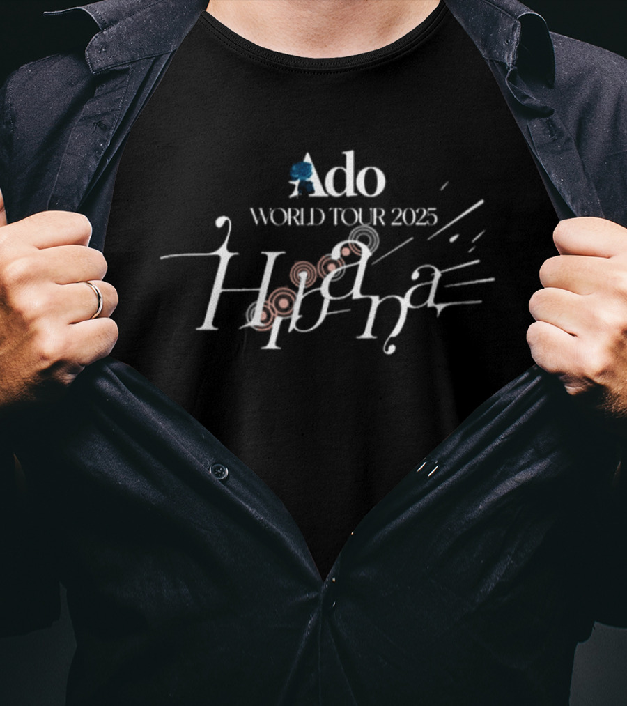 Ado Hibana World Tour 2025 Official Merchandise T-Shirt